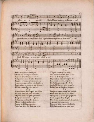 L' éloge de la Betise : Tyrolienne ; paroles de Madame de la Vernette