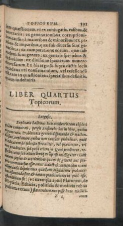 Liber Quartus Topicorum
