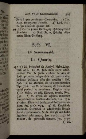 Sect. VI. De Grammaticalib.