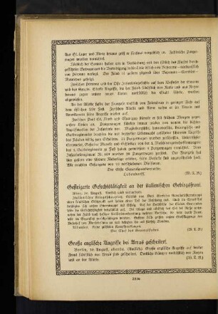 Große englische Angriffe bei Arras gescheitert.