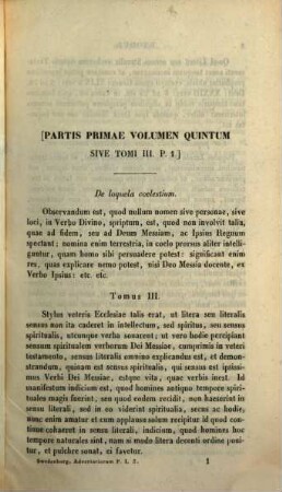 Eman. Swedenborgii Adversaria in libros Veteris Testamenti e chirographo ejus in bibliotheca regiae academiae Holmiensis asservato, nunc primum edidit Jo. Fr. Im. Tafel, 1,5