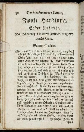 Zwote Handlung.