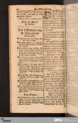 Die Offenbahrung S. Johannis des Theologen.