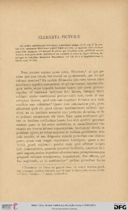 Elementa picturae