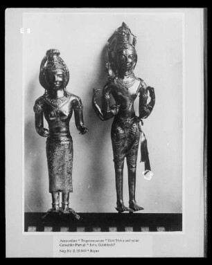 Gott Shiva und seine Gemahlin Parvati