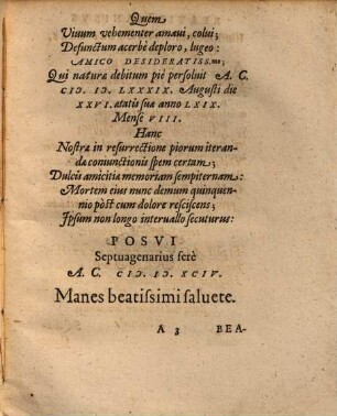 Lvgvbres Narrationes Dvae, De obitu Illvstris Ac Generosi Viri, Dn. Nicolai Caas ...
