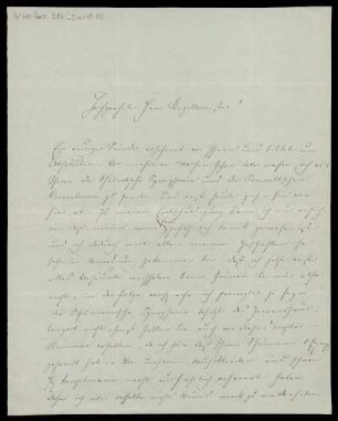 Brief von Ferdinand David an Louis Spohr