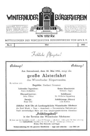 Nr. 5, Mai 1953