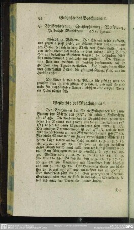 Geschichte des Brachmonats