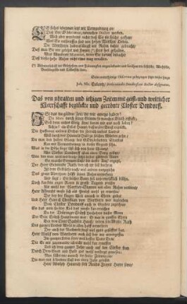 Das von uhralten und ietzigen Zeiten mit geist- und weltlicher Herrschafft beglückte und gecrönte Closter Dondorff
