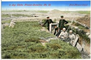 Riesa. K.S. 2. Pionier-Bataillon No. 22. Feld-Mineurdienst