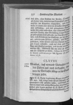 CLXVIII.
