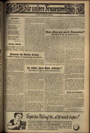 Zweite Ausgabe vom Dienstag, den 03. November 1936.