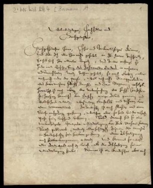 Brief von Johann Christoph Becmann an Friedrich Lucae