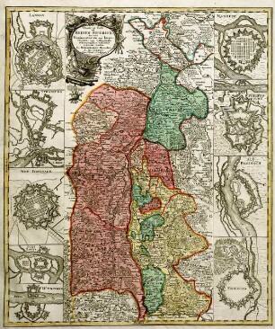 WHK 19 Krieg des Deutschen Reichs mit Frankreich: Kriegsschauplätze am Oberrhein, 1734