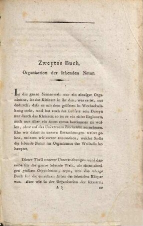 Biologie, oder Philosophie der lebenden Natur für Naturforscher und Ärzte, 2