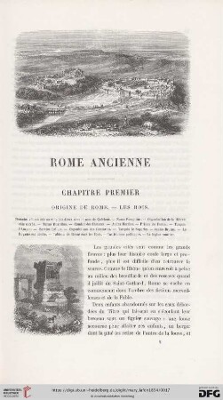 Chapitre premier: Origine de Rome. - Les Rois