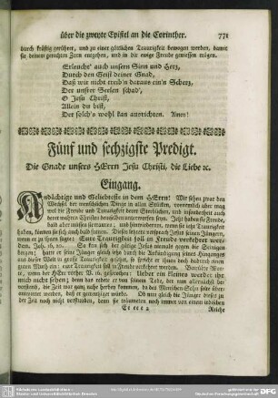 Fünf und sechzigste Predigt
