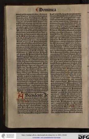 De eadem dominica in evangelium sermo.