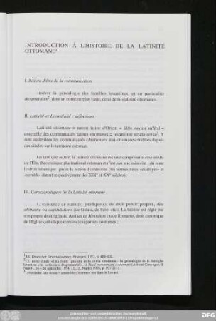 Introduction À L'Histoire De La Latinité Ottomane