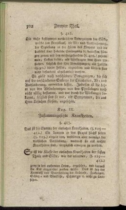 Kap. IX. Zusammengesetze Krankheiten