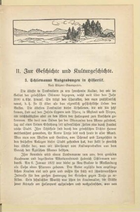 II. Zur Geschichte und Kulturgeschichte
