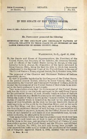 Senate documents. [466.] 1895/96, Vol. 8 = Congress 54, Sess. 1