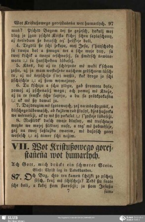 VII. [VIII.] Wot Kristußowego gorejstaṅeṅa wot humarlych