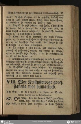 VII. [VIII.] Wot Kristußowego gorejstaṅeṅa wot humarlych