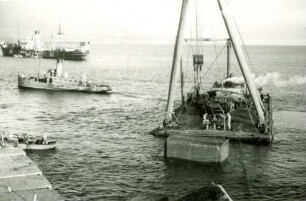 Hafenbau Ponta Delgada Azoren, Portugal, 1937-1943