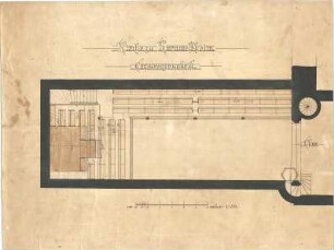 Dolmetsch, Heinrich; Kornwestheim; Ev. Pfarrkirche, Restaurierung - Emporen (Grundriss)