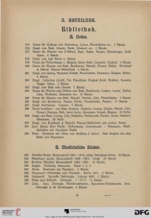 B. Medizinische Bücher (Nr. 293-559)