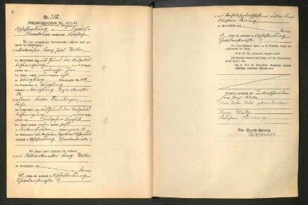 Standesamtsbuch der Stadt Aschaffenburg: Eheschließungen 252/1930 - 130/1931