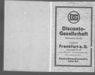 Wohnungsbuch für Frankfurt an der Oder 1925