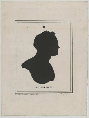 Bildnis des Alexander I., Zar von Rußland
