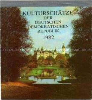 Kalender mit Motiven von Kunstschätzen aus Museen der DDR und Architekturdenkmälern für das Jahr 1982
