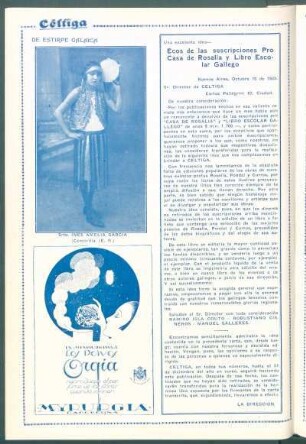 De estirpe galaica : [Retrato de] Srta. Inés Amelia García (Concordia (E. R.))