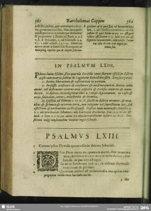 In Psalmum LXIII.[i.e. LXII.] Psalmus LXIII. [i.e. LXII.]