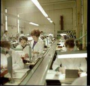 Produktion im Halbleiterwerk Frankfurt (Oder)