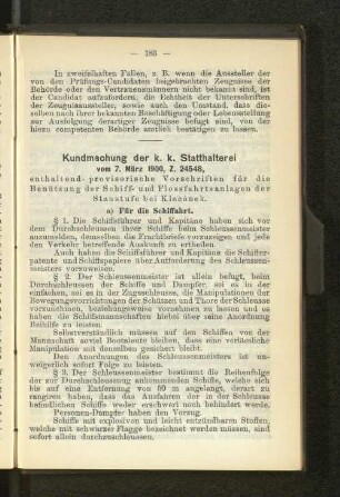 Kundmachung der k. k. Statthalterei vom 7. März 1900, Z. 24548, [...]