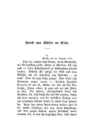Briefe von Möller an Elisa