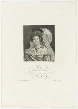 Bildnis der Christine von Spanien