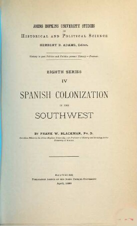 Spanish colonization in the southwest