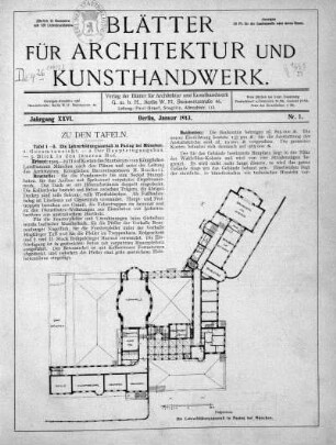 No 1, Januar 1913