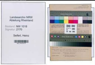 Entnazifizierung Heinz Seifert , geb. 25.07.1919 (Arbeiter)