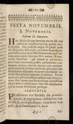 621-630, I. - V. Novembris
