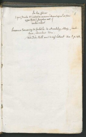 Notiz zu Handschrift und Inhalt