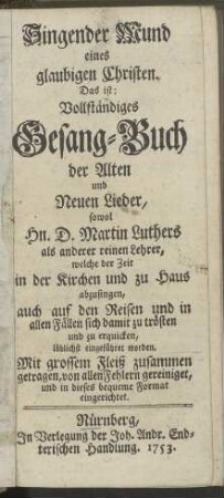 Singender Mund eines glaubigen Christen.