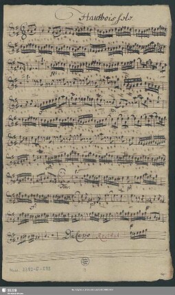 Hautbois Solo.
