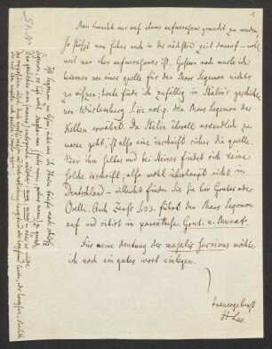 Brief an Jacob Grimm : o.D.